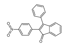 2-(4-nitrophenyl)-3-phenylinden-1-one Structure