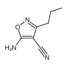 4-Isoxazolecarbonitrile,5-amino-3-propyl-(9CI) picture