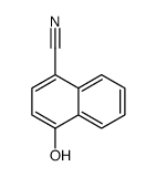 2-Cyano-4-hydroxynaphthalene structure