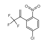 4-chloro-1-nitro-2-(3,3,3-trifluoroprop-1-en-2-yl)benzene Structure