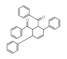 Cyclohexene, 4,5-dibenzoyl-3,6-diphenyl- (7CI,8CI) structure