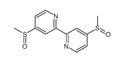 4-methylsulfinyl-2-(4-methylsulfinylpyridin-2-yl)pyridine Structure