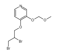 (+/-)-4-(2,3-dibromopropoxy)-3-(methoxymethoxy)pyridine Structure