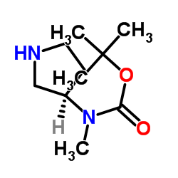 (R)-3-(N-Boc-N-methylamino)pyrrolidine structure