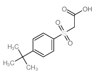 2-(4-tert-butylphenyl)sulfonylacetic acid structure