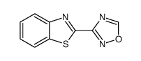 Benzothiazole, 2-(1,2,4-oxadiazol-3-yl)- (9CI) Structure