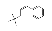 (Z)-4,4-Dimethyl-1-phenyl-1-penten结构式