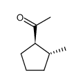 (-)-1-(2-methyl-1-cyclopentyl)-ethanone Structure