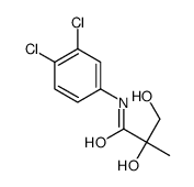 N-(3,4-dichlorophenyl)-2,3-dihydroxy-2-methylpropanamide结构式