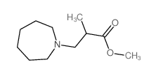 1H-Azepine-1-propanoicacid, hexahydro-a-methyl-, methyl ester structure