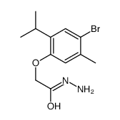 2-(4-Bromo-2-isopropyl-5-methylphenoxy)acetohydrazide图片