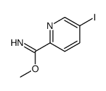 methyl 5-iodopyridine-2-carboximidate结构式