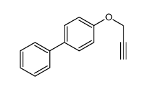 1-phenyl-4-prop-2-ynoxybenzene结构式