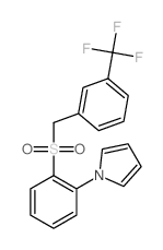 1-[2-[[3-(trifluoromethyl)phenyl]methylsulfonyl]phenyl]pyrrole picture