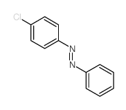 Azobenzene, 4-chloro- structure