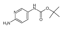 2-amino-5-Boc-aminopyridine Structure