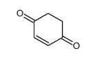 2-CYCLOHEXENE-1,4-DIONE结构式