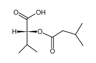 (R)-α-(isovaleroxy)isovaleric acid Structure