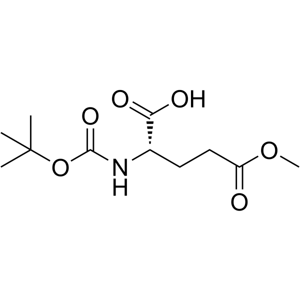 BOC-L-谷氨酸-5-甲酯结构式