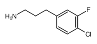 3-(4-Chloro-3-fluorophenyl)-1-propylamine picture