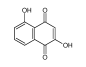 2-Hydroxyjuglon结构式