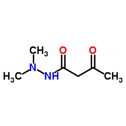 Butanoic acid, 3-oxo-, 2,2-dimethylhydrazide (9CI) Structure