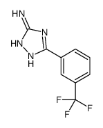 3-(3-(三氟甲基)苯基)-1H-1,2,4-三唑-5-胺结构式