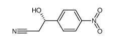 (S)-3-hydroxy-3-(4'-nitrophenyl)propanenitrile结构式