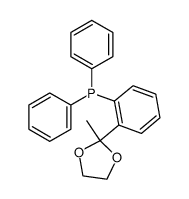 [2-(2-methyl-1,3-dioxolan-2-yl)phenyl]diphenylphosphine Structure
