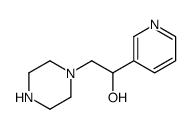 2-piperazin-1-yl-1-pyridin-3-ylethanol Structure