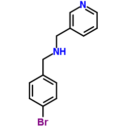 (4-BROMO-BENZYL)-PYRIDIN-3-YLMETHYL-AMINE Structure