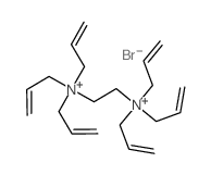 1,2-Ethanediaminium,N1,N1,N1,N2,N2,N2-hexa-2-propen-1-yl-, bromide (1:2) Structure