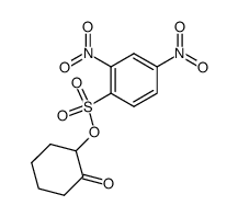 2-oxocyclohexyl 2,4-dinitrobenzenesulfonate结构式