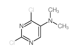 5-Pyrimidinamine,2,4-dichloro-N,N-dimethyl- Structure