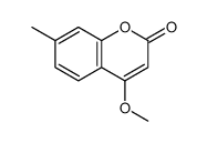 4-methoxy-7-methylchromen-2-one Structure
