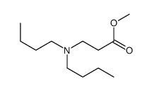 methyl N,N-dibutyl-beta-alaninate结构式