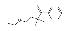 1-phenyl-4-ethoxy-2,3-dimethylthiobutanone Structure