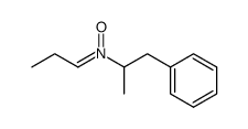 α-Methyl-(N-propyliden)-benzol-ethanamin-N-oxid结构式