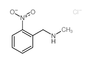 N-甲基-2-硝基苄胺盐酸盐结构式