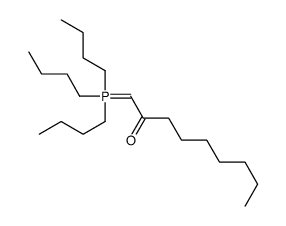 1-(tributyl-λ5-phosphanylidene)nonan-2-one Structure