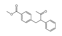 methyl 4-(3-oxo-2-phenylbutyl)benzoate Structure