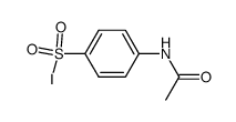 N-acetyl-sulfanilyl iodide结构式