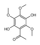 1-(2,5-dihydroxy-3,4,6-trimethoxyphenyl)ethanone Structure