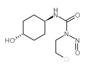 Urea,N-(2-chloroethyl)-N'-(trans-4-hydroxycyclohexyl)-N-nitroso- Structure
