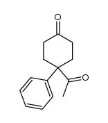 4-acetyl-4-phenylcyclohexanone结构式