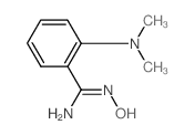 2-(Dimethylamino)-N'-hydroxybenzenecarboximidamide结构式