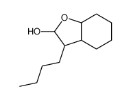 3-butyl-2,3,3a,4,5,6,7,7a-octahydro-1-benzofuran-2-ol结构式