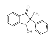 1-hydroxy-2-methyl-2-phenyl-indol-3-one结构式