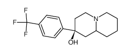 (2S)-2-(4-(trifluoromethyl)phenyl)octahydro-2H-quinolizin-2-ol结构式