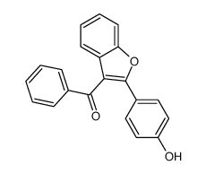 [2-(4-hydroxyphenyl)-1-benzofuran-3-yl]-phenylmethanone Structure